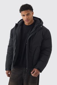 Chaqueta Premium Acolchada para Hombre, para Invierno, Informal, para Uso en Exteriores, Resistente al Viento, con Cierre de Cremallera y Bolsillos Laterales - Product Image 1