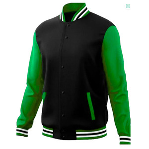 <b>Men</b> varsity <b>jacket</b> Woolen <b>Men's</b> Black Varsity <b>Jacket</b> Wholesale Outdoor Winter <b>Long</b> Clothing custom logo printing varsity <b>jacket</b> - Product Image 2