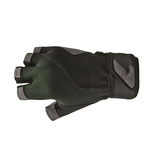 <b>Half</b> Finger Gym Gloves for Weight Lifting Fitness Breathable Non <b>Slip</b> Adjustable Wrist Strap Unisex Mesh PU Leather - Product Image 3