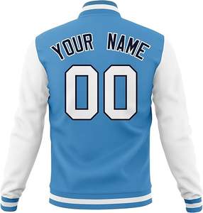 เสื้อแจ็คเก็ตวาร์ซิตี้แบบลำลองสำหรับผู้ชาย ปักอักษรเชนิลล์คุณภาพสูงตามสั่ง ขายส่ง พร้อมปักชื่อและหมายเลขของคุณ - Product Image 6