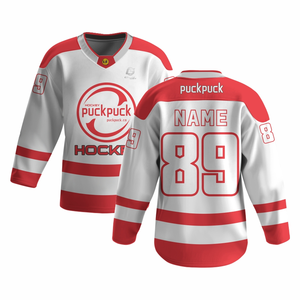 Wholesale Custom <b>Long</b> Sleeves Fleece Ice Hockey Hoodie Jersey Polyester Fabric Sublimation Ice Hoodies Hockey Uniform 280g - Product Image 5