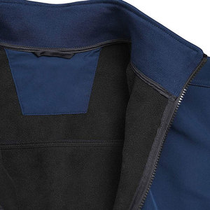 Veste softshell pour homme doublée polaire chaude avec poignets ajustables, plusieurs poches, idéale pour l'hiver, le quotidien et les voyages, en nylon avec fermeture éclair frontale - Product Image 4