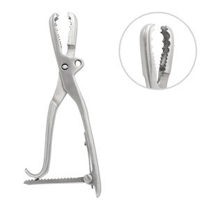 Pinzas de sujeción de huesos Farabeuf Lambotte de acero inoxidable de alta resistencia con trinquete de 23 cm, aprobadas por ISO y CE - Product Image 1