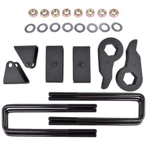 2001-2010 Chevrolet Silverado GMC for Sierra 2500HD 3500HD 8 Lug Models 3\" Front 2\" Rear Leveling Lift Kit Truck Suspensions - Product Image 2