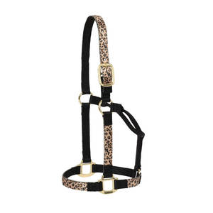 Licol en corde doux au toucher pour chevaux à peau sensible - Matériaux nylon et cuir, design léger, usage quotidien - Product Image 1