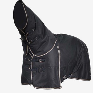 Manta Impermeable para Caballo, de Oxford Ripstop, con Cuello Alto, Solapa Grande para la Cola y Cierres Dobles en el Pecho, para Uso en Exteriores en Todas las Estaciones - Product Image 3