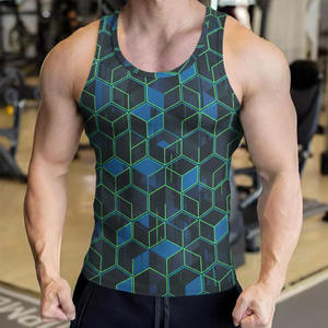 Most Popular <b>Men's</b> <b>Tank</b> <b>Tops</b> Polyester Cotton Blend 3D Print <b>Men's</b> <b>Tanks</b> <b>Tops</b> Breathable & Comfortable <b>Tank</b> <b>Tops</b> Custom Logo - Product Image 1