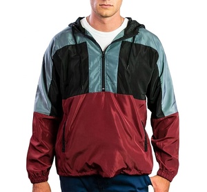 Chaqueta Cortavientos de Nailon Transpirable para Hombre, Talla Grande, Estilo Casual, Deportiva, para Exteriores, con Cierre de Cremallera, Impermeable, para Verano - Product Image 1