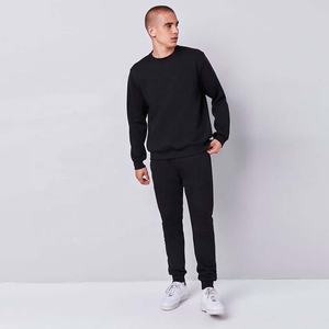 Pull décontracté pour homme, col rond, manches raglan, doublure polyester/coton 220g, design basique, collection Hiver 2026 - Product Image 5