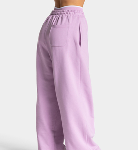 Pantalones Deportivos de Mujer Personalizados, de Cintura Media, Estilo Urbano, de Invierno, de Pierna Ancha, Transpirables, de Forro Polar, con Parte Inferior Recta - Product Image 5