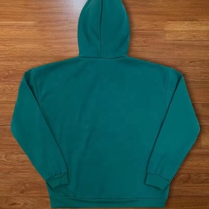 Sudadera con capucha para hombre con logotipo personalizado del fabricante, color verde azulado o verde, con bolsillo canguro, para hombre y mujer - Product Image 2