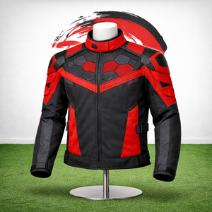 Veste de moto de haute qualité, respirante, coupe-vent, ignifuge, pour un usage unisexe, équipement de protection en toile pour moto - Product Image 6