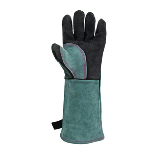 Gants de soudure résistants au feu, en cuir de vachette pleine fleur, pour travaux de construction, longueur 14 pouces, vente promotionnelle - Product Image 6