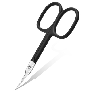 Tijeras para Cutículas de Acero Inoxidable con Punta Puntiaguda y Mango Negro, de Alta Calidad para Salón, con Cuchillas Afiladas - Product Image 1