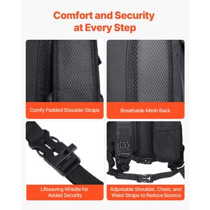 Bolsa Deportiva de 25L, Mochila de Hidratación Aislada con Bolsa de Agua de TPU de 2L para Senderismo - Product Image 6