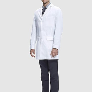 Fashionable White Pink Polyester/Cotton Lab Wear Hospital Custom Comfortable Woven <b>Long</b> Sleeves Nurse Medical Lab <b>Coat</b> Women - Product Image 3