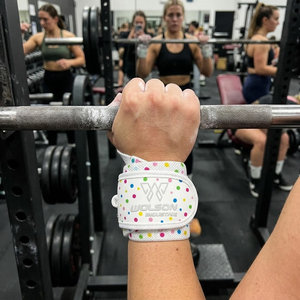 Heavy Duty Natural Rubber <b>Wrist</b> <b>Straps</b> for Men Women with Comfortable Padding Professional Protection for Fitness Gym Exercise - Product Image 4