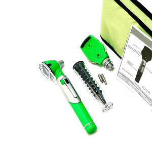 Manual Fiber <b>Optic</b> Veterinary Diagnostic ENT Ophthalmoscope Otoscope Set Professional Medical Examination <b>Instruments</b> Kits - Product Image 6