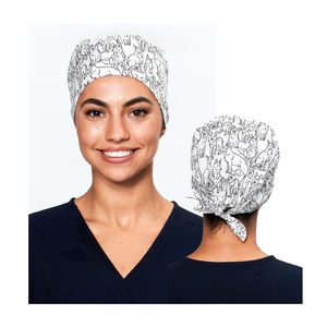Venta al por mayor OEM/ODM cuidado de la salud FMF uniforme satén gorro quirúrgico gorro de enfermera gorras sombrero Exfoliante para dentistas uniformes de hospital - Product Image 2