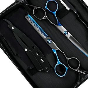 กรรไกรตัดผมมืออาชีพ กรรไกรซอยผม กรรไกรตัดผมตรง ใบมีดสแตนเลส ชุดอุปกรณ์จัดแต่งทรงผมสำหรับร้านตัดผม - Product Image 3