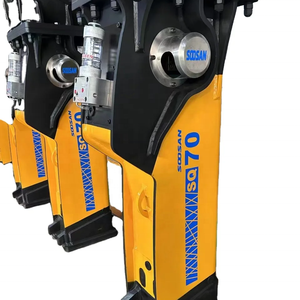 SOOSAN Hydraulic Breaker SQ70 Box Type Silence with <b>Auto</b> grease <b>system</b> and Acumulator suitable for excavators 16-21 tons - Product Image 1