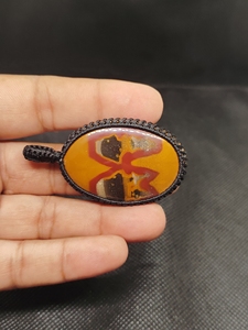 Pendentif Macramé Papillon, Cabochon de pierre précieuse, Lot en gros de pierres précieuses en vrac, Cabochon de pierre précieuse - Product Image 2