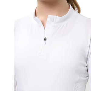 Camiseta de equitación para niños de primera calidad, diseño personalizado, capa base de equitación, tejido de malla técnica, ajuste cómodo, ecuestre - Product Image 6