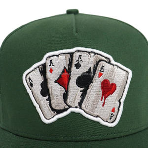 High Quality Custom Logo 5 Panel A <b>Frame</b> Snap Back Hat Flag Embroidery Curved Bill Baseball Cotton Cap Wholesale - Product Image 2