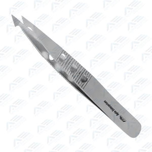 Pince à épiler pour cils et sourcils en acier inoxydable, outil de beauté, avec logo personnalisé, à pointe inclinée, pointue et plate - Product Image 3