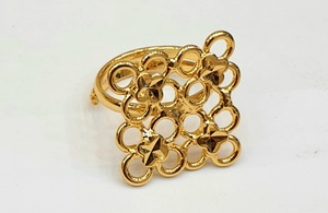 Juego de Gargantillas Pequeñas de Latón Chapado en Oro de 24K, Elegante, Lujoso, Clásico, Regalo de Aniversario de Bodas, Compromiso, Moda para Mujer - Product Image 2