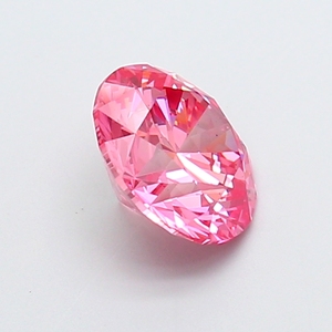 Diamant rose taille princesse, pierre précieuse cultivée en laboratoire avec motif étoilé, Diamora Jewels, certifié IGI pour la fabrication de bijoux - Product Image 1