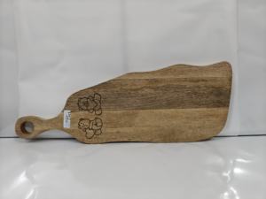 เขียงไม้ แผ่นรองตัด แผ่นหั่นอาหาร ที่หั่นอาหาร แผ่นตัดไม้ - Product Image 3