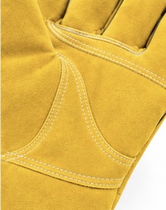 Gants de soudage TIG MIG avec doublure en cuir de vachette et polaire, protection contre les éclaboussures de métal fondu, type A, design personnalisable - Product Image 4