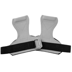Poignée de gymnastique réglable en cuir avec sangle de poignet, paume renforcée professionnelle, durable et confortable - Product Image 4