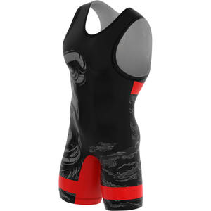 Combinaison de lutte pour hommes adultes, 100% polyester, impression personnalisée, séchage rapide, respirante, taille plus, tissu 220 grammes - Product Image 3