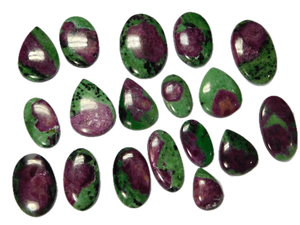 Cabujón de Zoisita Rubí Natural, Cristal Curativo, Reiki, Meditación, Manifestación de Crecimiento Empresarial, Gema para Joyería - Product Image 2