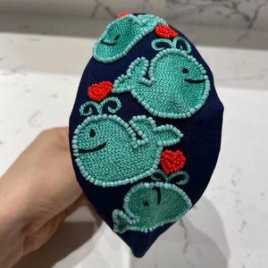 Diadema con cuentas, diseño bordado con cuentas, diadema para mujeres y niñas, diadema con cuentas de moda, diadema nupcial con cuentas - Product Image 1