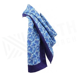 Écharpe longue en soie pour femme, imprimé floral, élégante, multifonctionnelle, accessoire de mode toutes saisons - Product Image 3