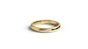 Luxury 18K Gold Marquise Cut Diamond Wedding Band Flush Set Band Minimalist Wedding <b>Ring</b> <b>Stacking</b> <b>Ring</b> Anniversary Gift Unisex - Product Image 1