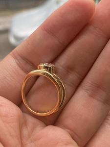 Bague solitaire à monture torsadée avec diamant de laboratoire rond taille Old Mine de 2 carats, certifiée IGI - Product Image 2
