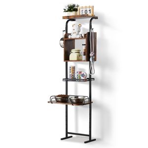 Cane rialzato ciotole e organizzatore di giocattoli Pet stazione di alimentazione con lo stoccaggio per il cibo per cani & giocattoli - Product Image 1