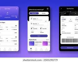 Application de réservation de vols pour la recherche de vols, le comparatif des tarifs, la réservation de billets, la gestion des paiements, des itinéraires et des détails de voyage. - Product Image 2