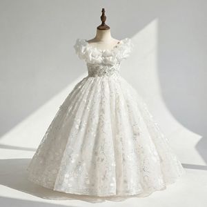 Nuevo Vestido de Fiesta Europeo para Niñas, Vestido de Princesa con Falda Larga para Niñas de 4 a 8 Años - Product Image 1