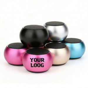 JW3655 High Quality M3 Bass <b>Mini</b> Plating Loud <b>Speakers</b> Outdoor Sports Portable Round Small Wireless <b>Speaker</b> for Mobile Phone - Product Image 1