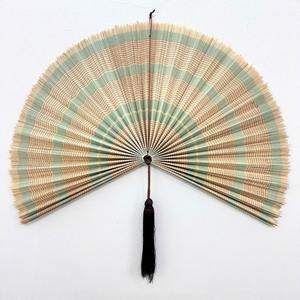 Abanico Grande de Bambú Natural Tejido a Mano, Decoración de Pared con Abanico Verde, Arte para Decorar el Hogar, Regalo Vietnamita para Parejas - Product Image 3