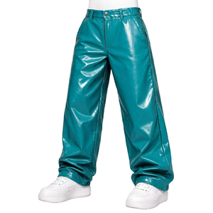 Autumn and Winter Casual Leather <b>Pants</b> Men's Leather <b>Pants</b> Plush Man Leather <b>Pants</b> - Product Image 1