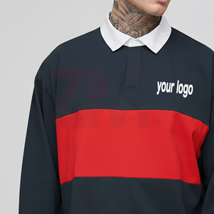เสื้อโปโลชายแขนยาวแฟชั่น ผ้าฝ้าย 100% หนัก 280 กรัม พิมพ์โลโก้ตามสั่ง 2 สี - Product Image 5