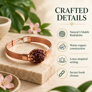 Bracelet chaîne en or rose plaqué or, avec pierres naturelles et perles ovales, jonc minimaliste pour femme - Product Image 2