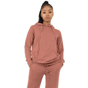 Sudadera con Capucha de Algodón para Mujer, Sudadera Personalizada de Alta Calidad, Sudadera Lisa de Primera Calidad - Product Image 3