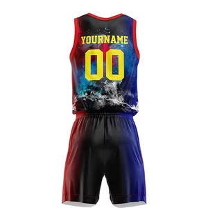 Tenue de basketball moderne, vêtements de sport athlétiques, tenue performante à ajustement flexible, uniforme de basketball - Product Image 3